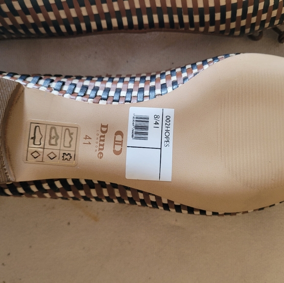 Dune London Ballet Pumps Women Shoe "Hope" Size 41 Leather US 9.5 - Picture 5 of 7